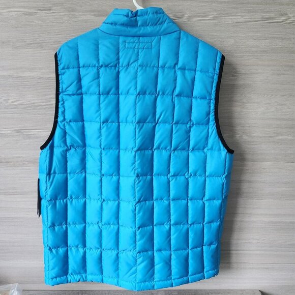 Tommy Hilfiger Mens Tropical Blue Polyester Duck Down Puffer Vest L/G - Picture 11 of 16